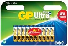 GP Batteries Ultra Plus AAA, 10-pack