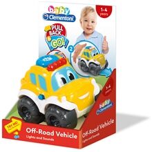 Clementoni Baby Jeep Safari Pullback Car