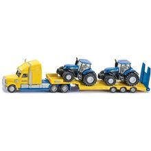 Siku Lastebil med New Holland-Traktor 1:87