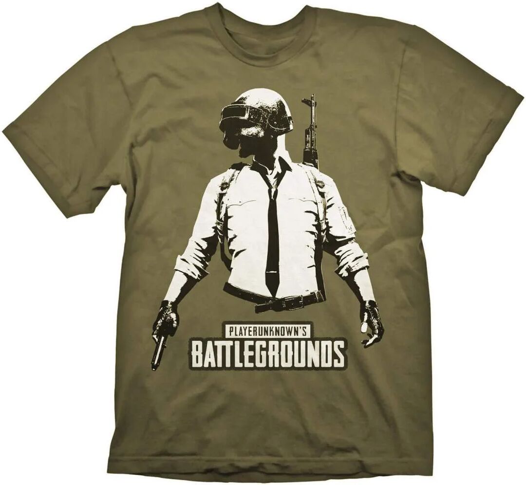 PUBG, T-skjorte - Guy Stencil Khaki