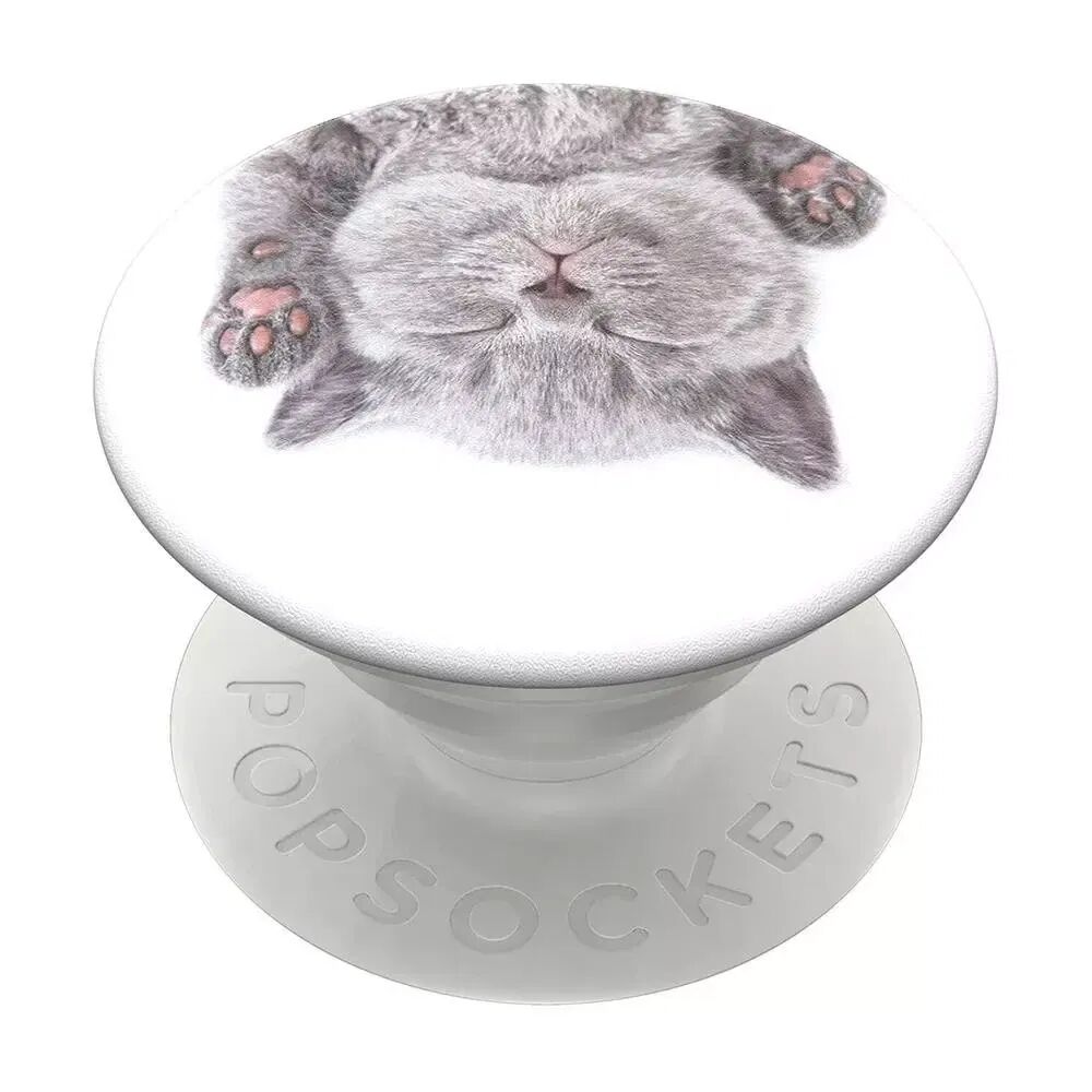 POPSOCKETS PopGrip Cat Nap Avtagbart Grep med Stativfunksjon