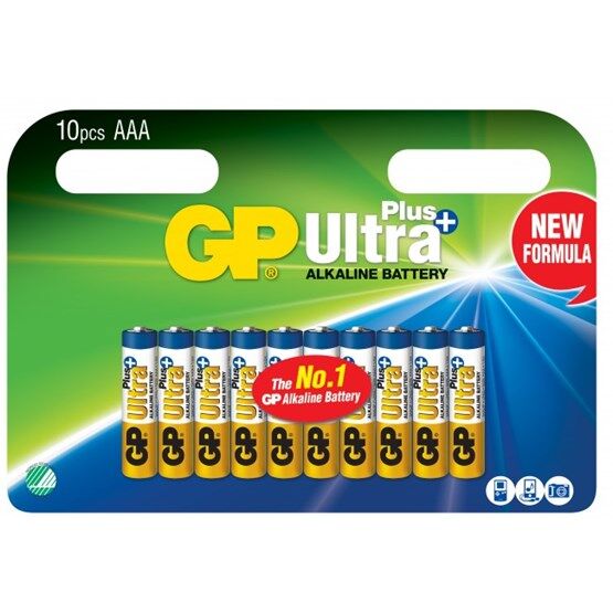 GP, Batteri AAA Ultra Plus - 10 st