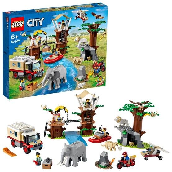 LEGO City Stunt 60307, Dyreredningstjenestens leir