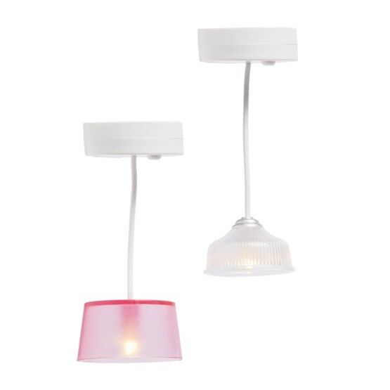 Lundby - 2 taklamper batteri