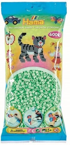 Hama, Midi Beads 6000 pcs Pastel Mint