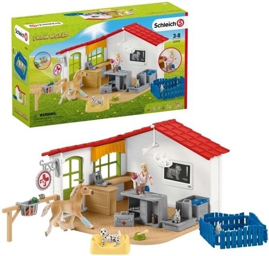 Schleich, Veterinarian Practice With Pets