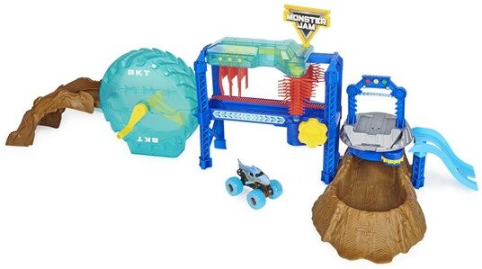 Monster Jam, 1:64 Playset - Car Wash