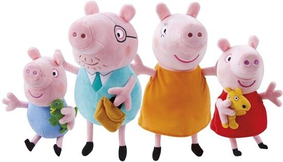 Peppa Gris, Plush Family pack