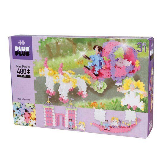 Plus Plus Plus-Plus, Pastel 480 deler 3in1, Princess