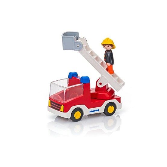 Playmobil 1.2.3 6967, Brannbil med stige