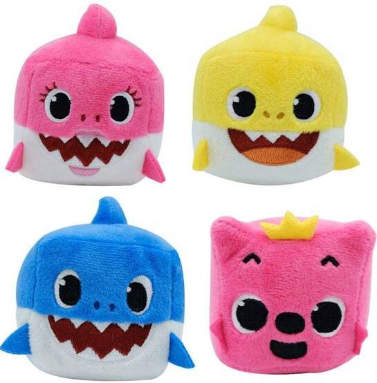 Cube Baby Shark Plysj Sound Cube