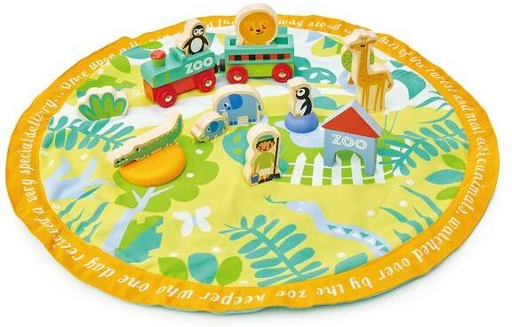 Tender Leaf Toys Leketeppe Safari Park Story Bag