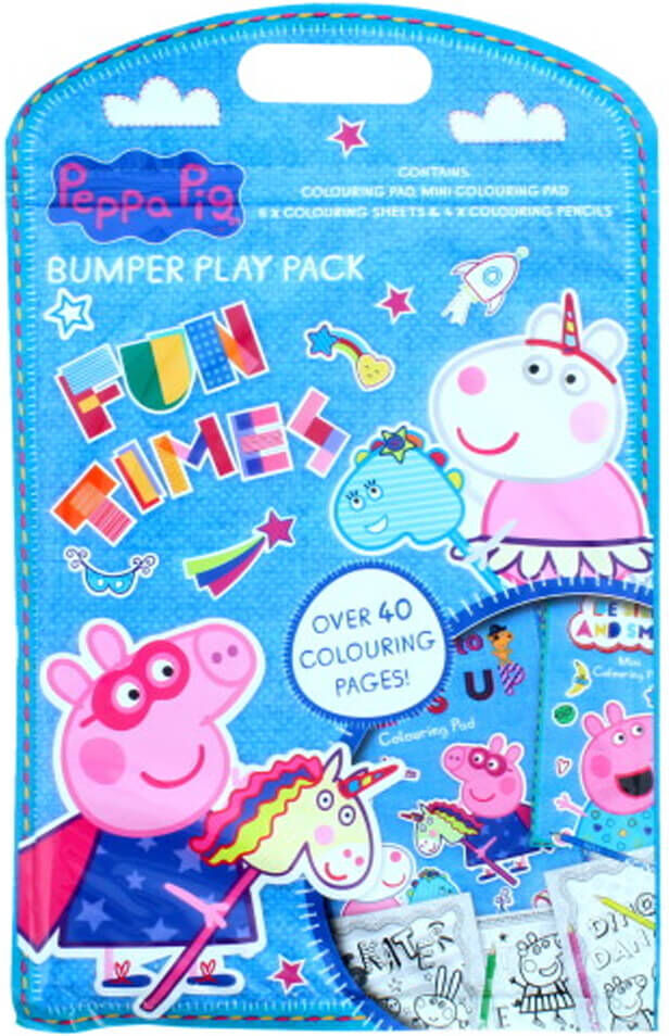 Peppa Pig Bumper Play Pack Coloring Book