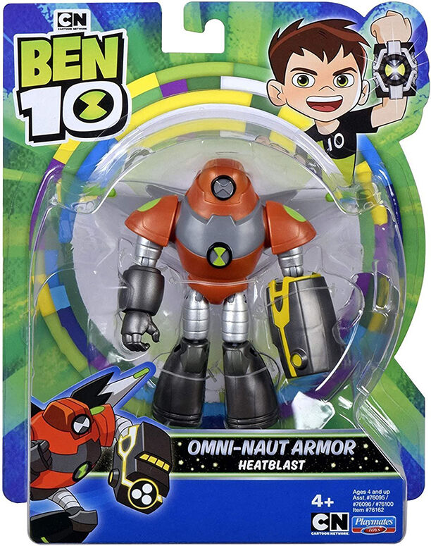 Ben 10 Figur - Heatblast Med Omni-Naut Armor