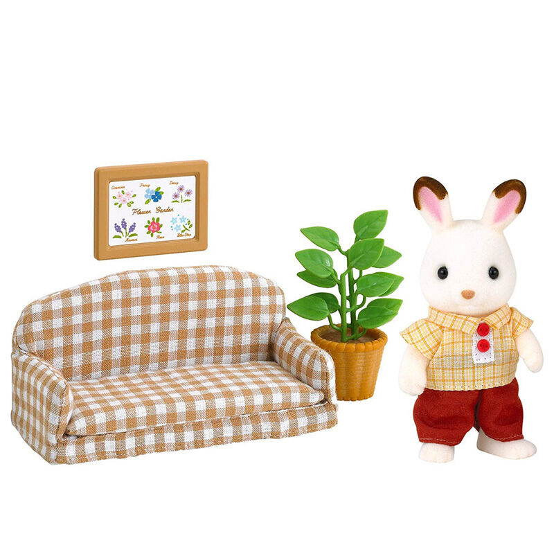 Sylvanian Families - Chocolate Rabbit Father Sett