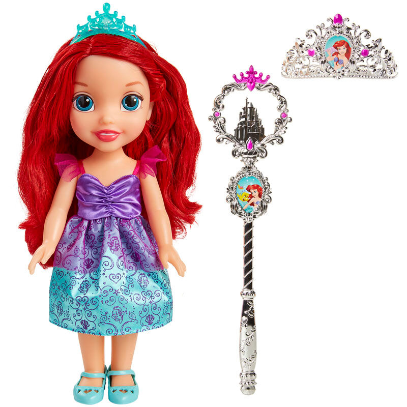 Disney Prinsesse Ariel - Tiara Og Tryllestav