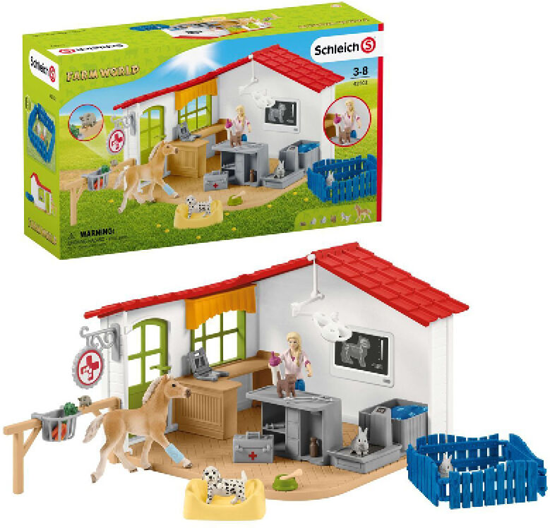 Schleich Farm World - Dyreklinikk M/husdyr 42502