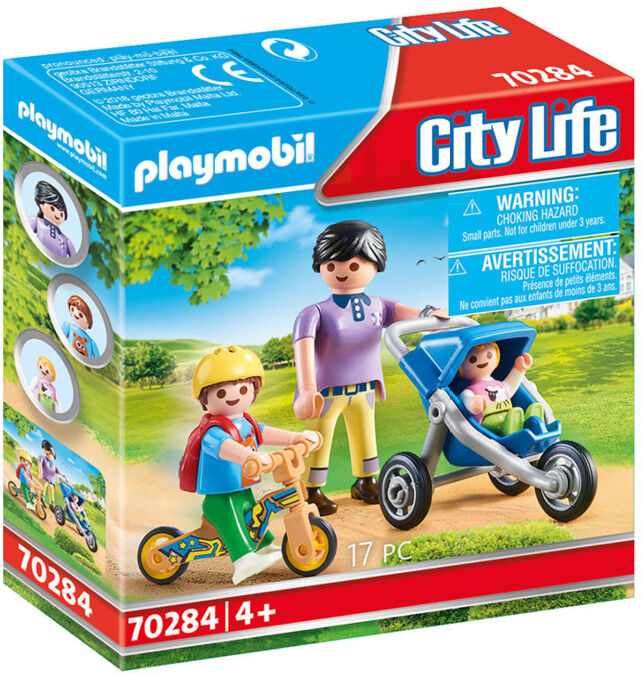 Playmobil City Life - På Tur Med Mor Og Barn 70284