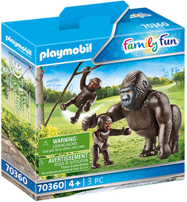 Playmobil Family Fun - Gorilla Med Baby 70360