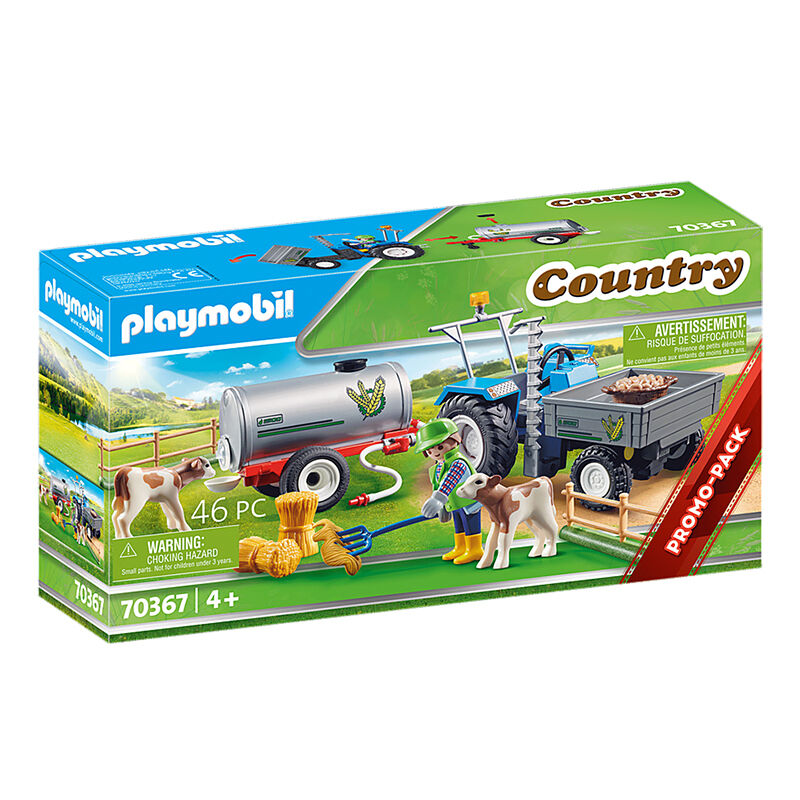 Playmobil Country - Lastetraktor Og Vanntank 70367