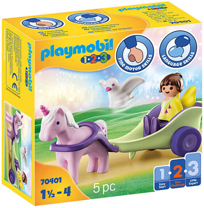 Playmobil 123 - Magisk Vogn Med Fe 70401