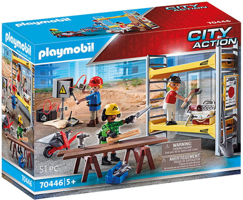 Playmobil City Action - Stillas Med Arbeidere 70446