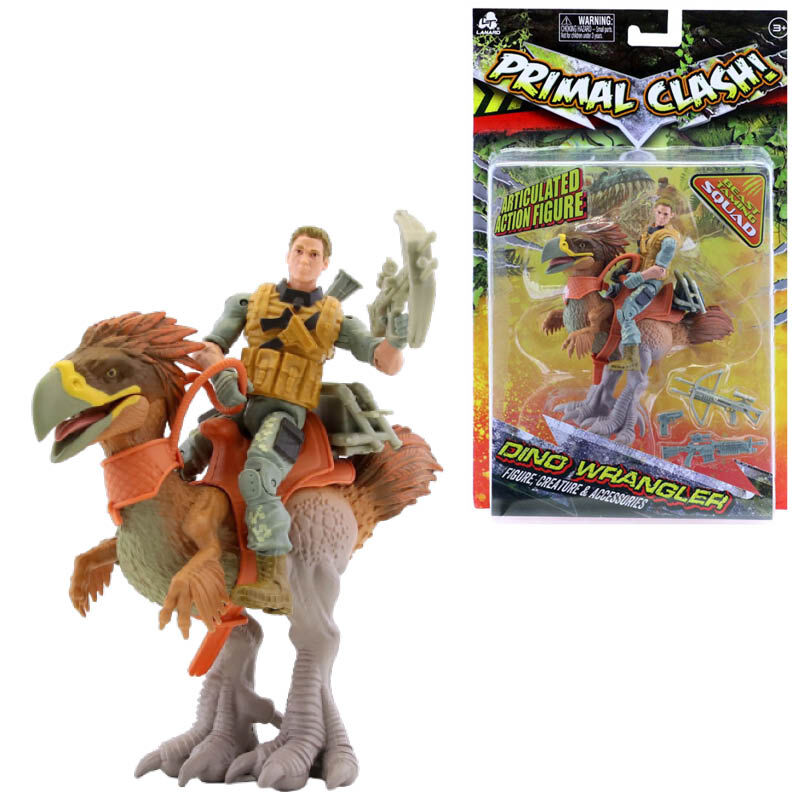 Jurassic Clash Dino Wrangler - Titanis Med Figur