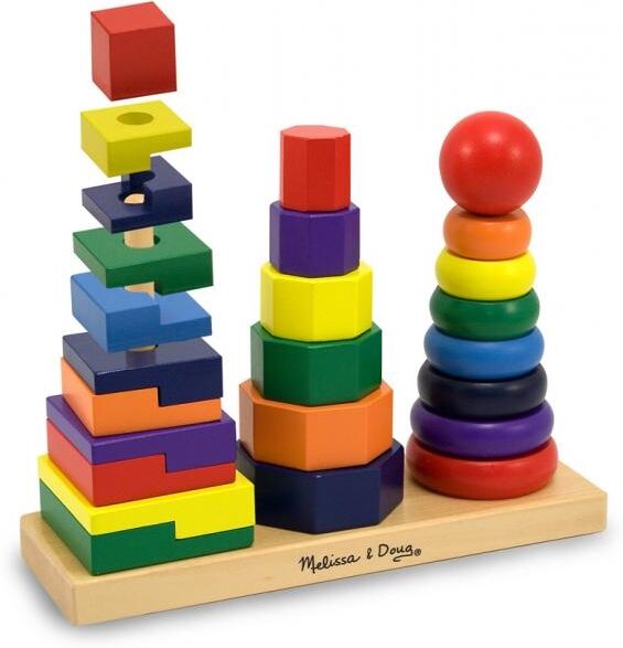 Melissa & Doug - Geometrisk Stablebrett