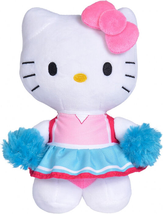 Hello Kitty Plysjbamse 20 Cm - Cheerleader