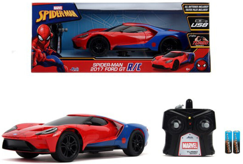 Marvel Radiostyrt Kjøretøy Ford Gt 1:16 - Spider-Man