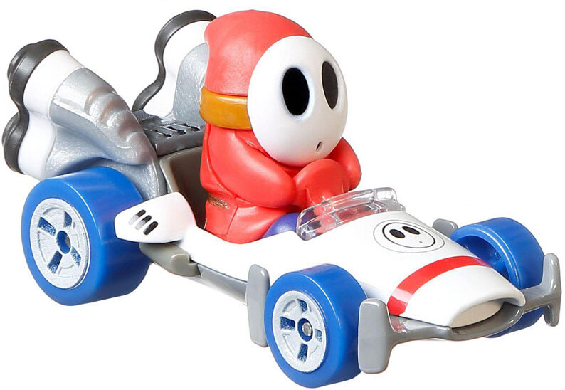 Hot Wheels Mario Kart Kjøretøy - Shy Guy (B-Dasher)