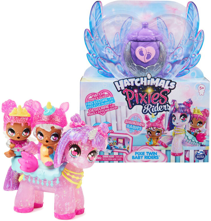 Hatchimals Pixies Riders Shimmer Baby Twins