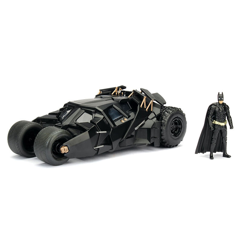 Justice League Dc Comics Batman Kjøretøy - The Dark Knight Batmobil & Batman 1:24