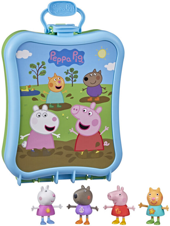 Peppa Gris Bærbart Lekesett - Peppa'S Venner