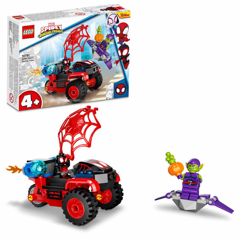 Lego Marvel - Miles Morales: Spider-Mans Tekno-Trehjuling 10781