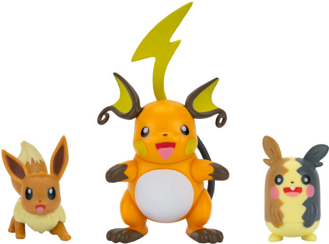 Pokemon Pokémon Battle Figur - Raichu, Morpeko, Og Eevee