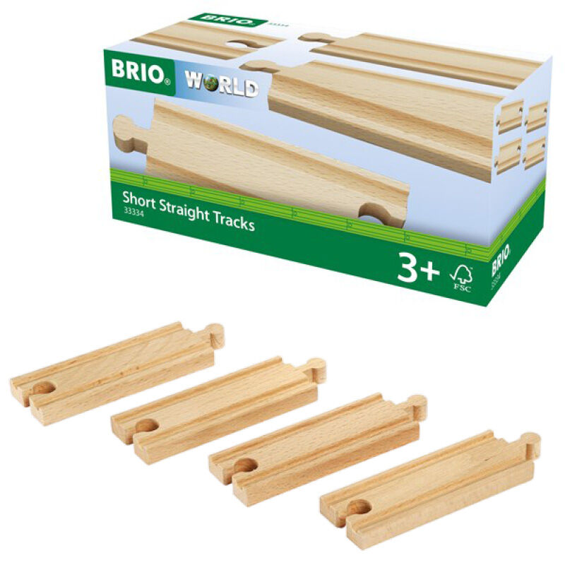 Brio World Skinner Rett Små 4 Pakning 33334