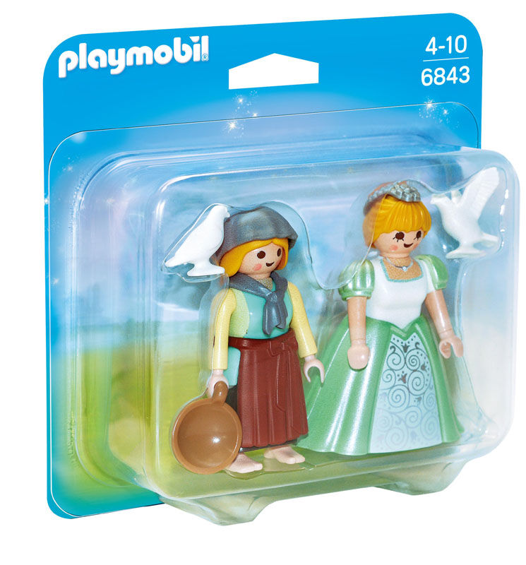 Playmobil Figurer - Prinsesse Og Kammerjomfru Duopakke 6843**