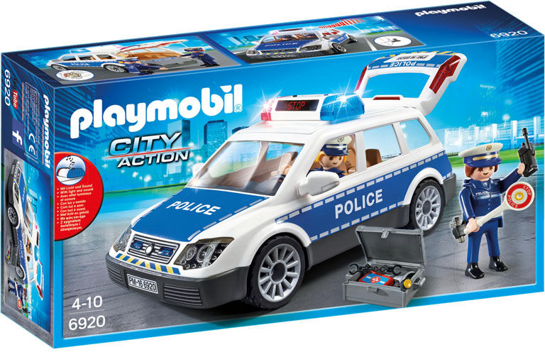 Playmobil City Action - Patruljebil Med Lys Og Lyd 6920