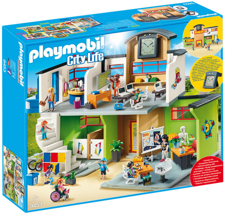 Playmobil City Life - Skole Med Innredning 9453