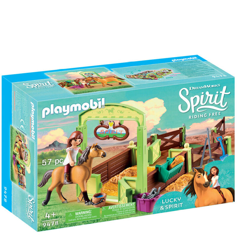 Playmobil Spirit - Hesteboksen "Lucky Og Spirit" 9478