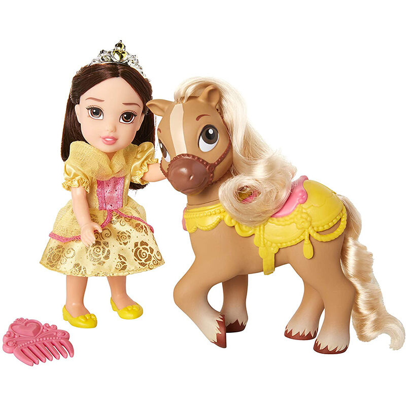 Disney Prinsesse Dukke Med Hest - Belle