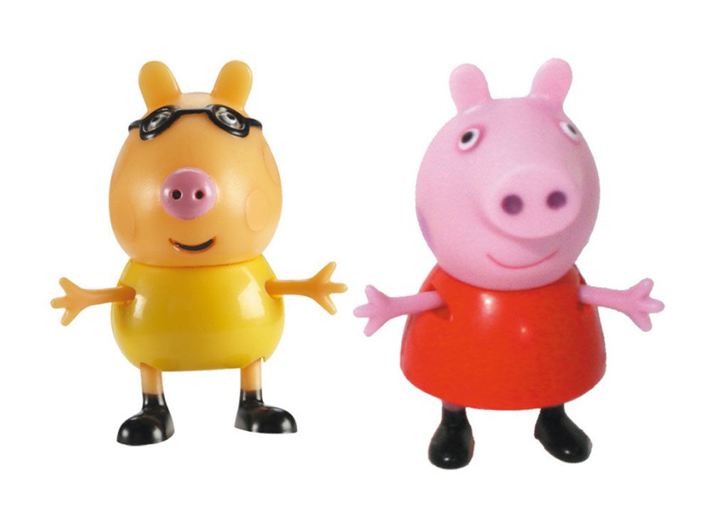 Peppa Gris Figurer - Peppa Og Pedro Ponny