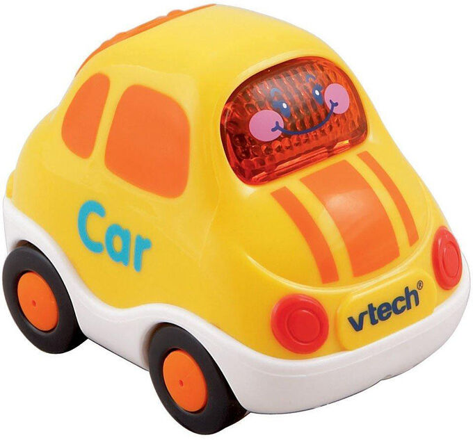 Vtech Toot-Toot Drivers Go! Go! Smart Wheels - Gul Bil Med Lyd (Norsk Språk)