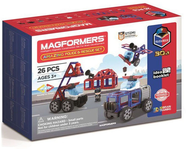 Magformers Amazing Police & Rescue Set