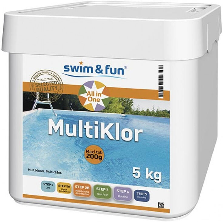 Multiklo Tabletter 200g - 5 Kg