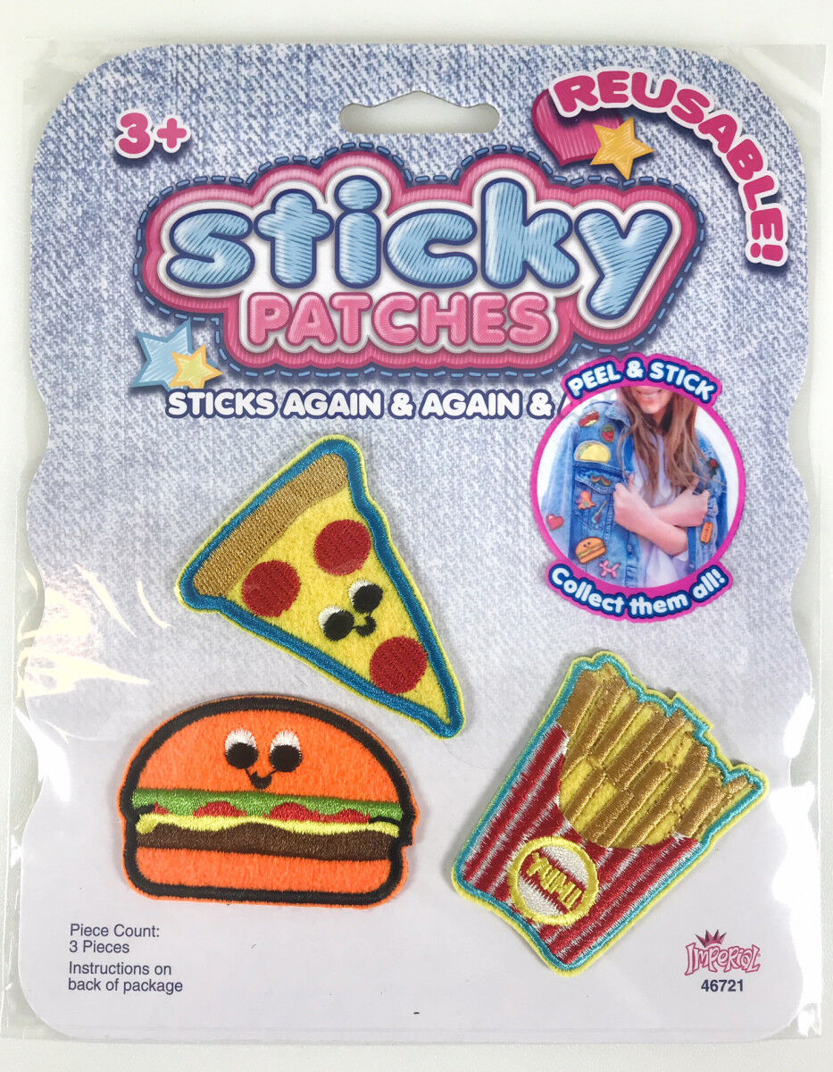 Sticky Patches 3pk - Pizza