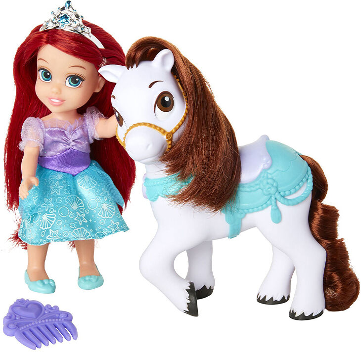 Disney Prinsesse Dukke Med Hest - Ariel