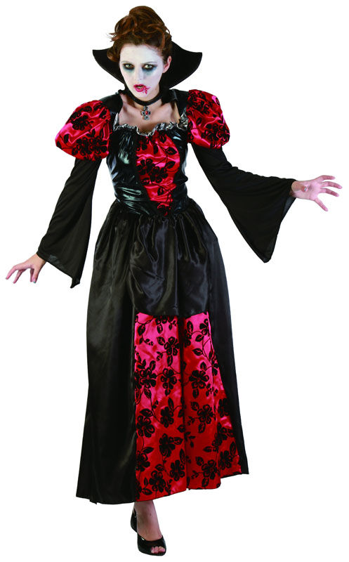 Halloween Vampyrkvinne Kostyme - Voksen