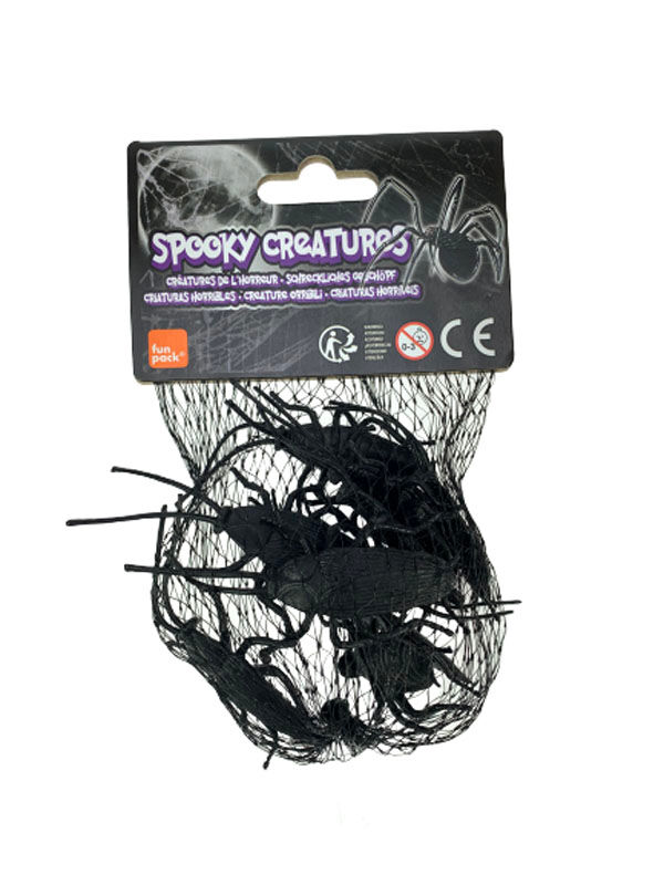 Spooky Creatures Insekter - 10 Pk Ass